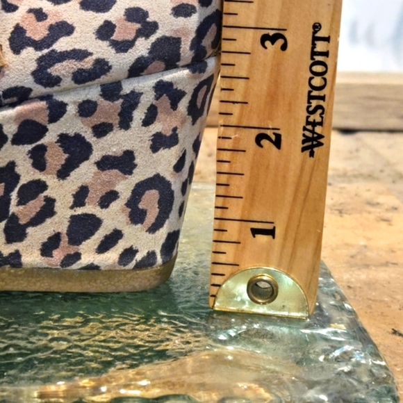 TOMS Kelsey Wedge Bootie Leopard Print Sz 6 - Picture 6 of 7